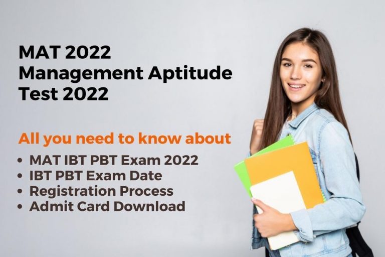 MAT 2022: Management Aptitude Test 2022 (May Exam)